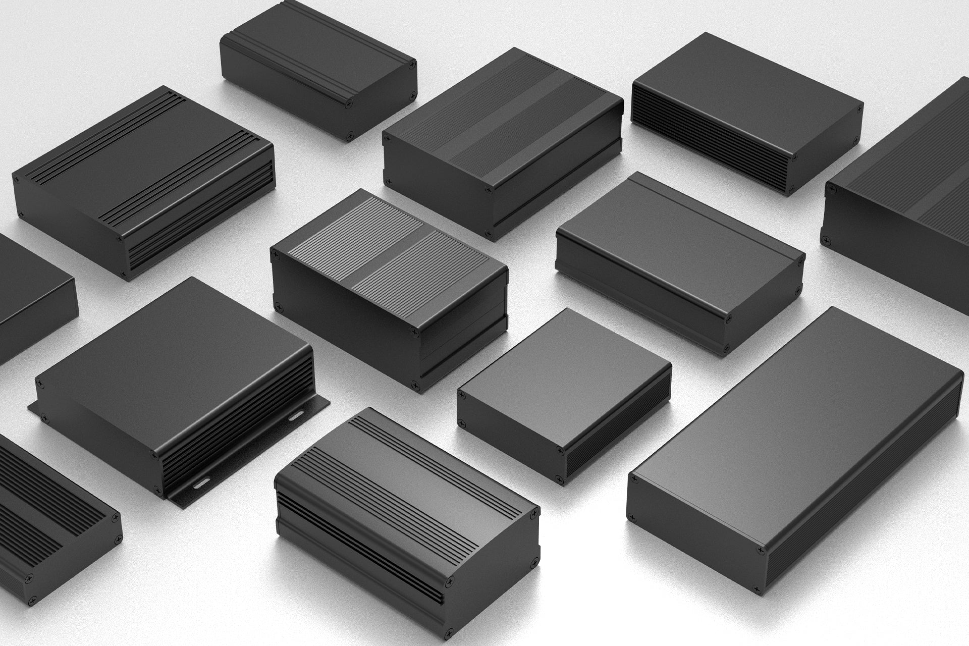 Custom aluminum enclosure for electronic and industrial applications