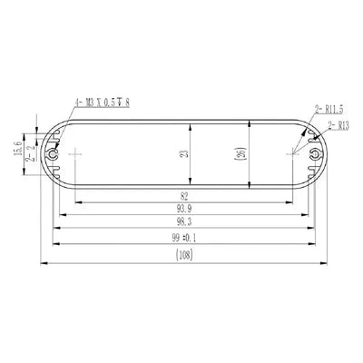 108W26H Hifi Audio Box - Yongu Case