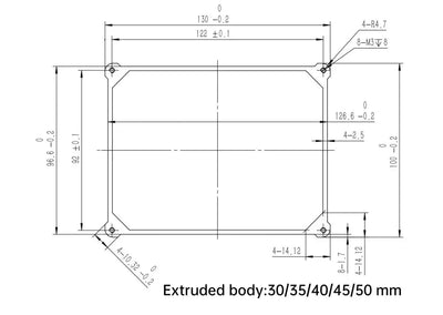 130W100L Waterproof Plastic Case - Yongu Case