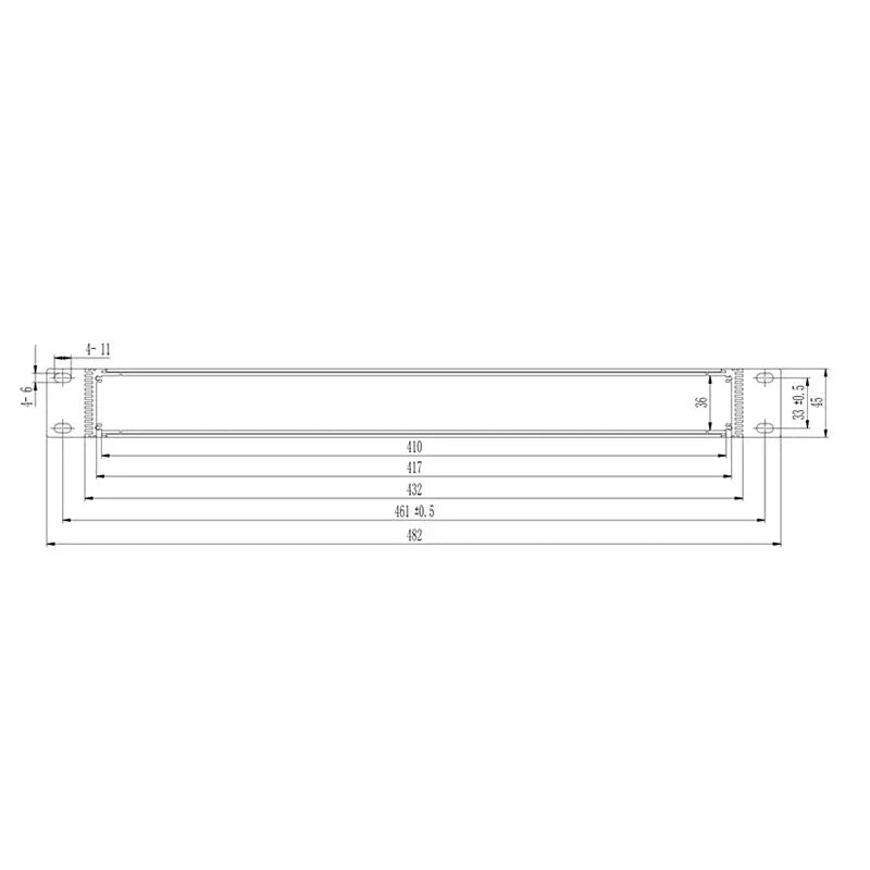19 Inch 1U Rack Case Yongu Case