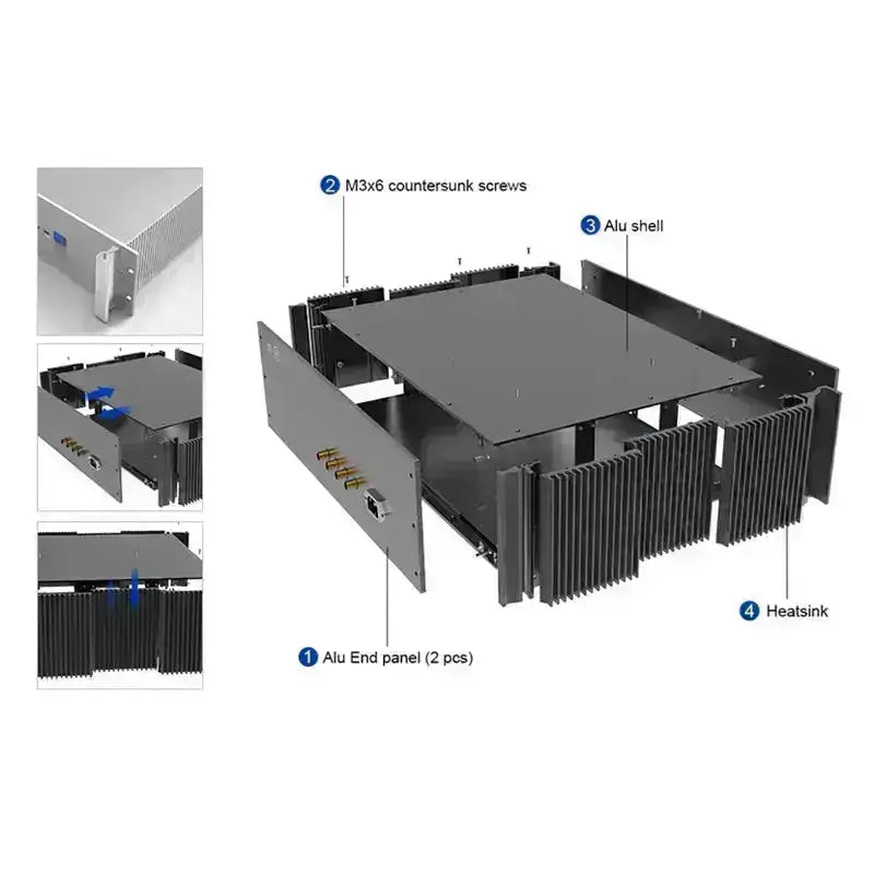19 Inch Heat Sink 3U Rack get a quote – Yongu Case