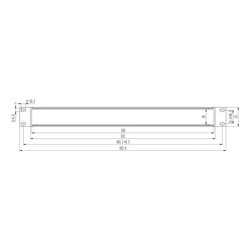 19 Inch Server Rack 1U OEM Yongu Case