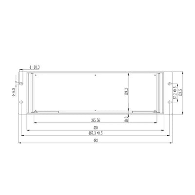 19inch 3U Rack Electronic Enclosure - Yongu Case