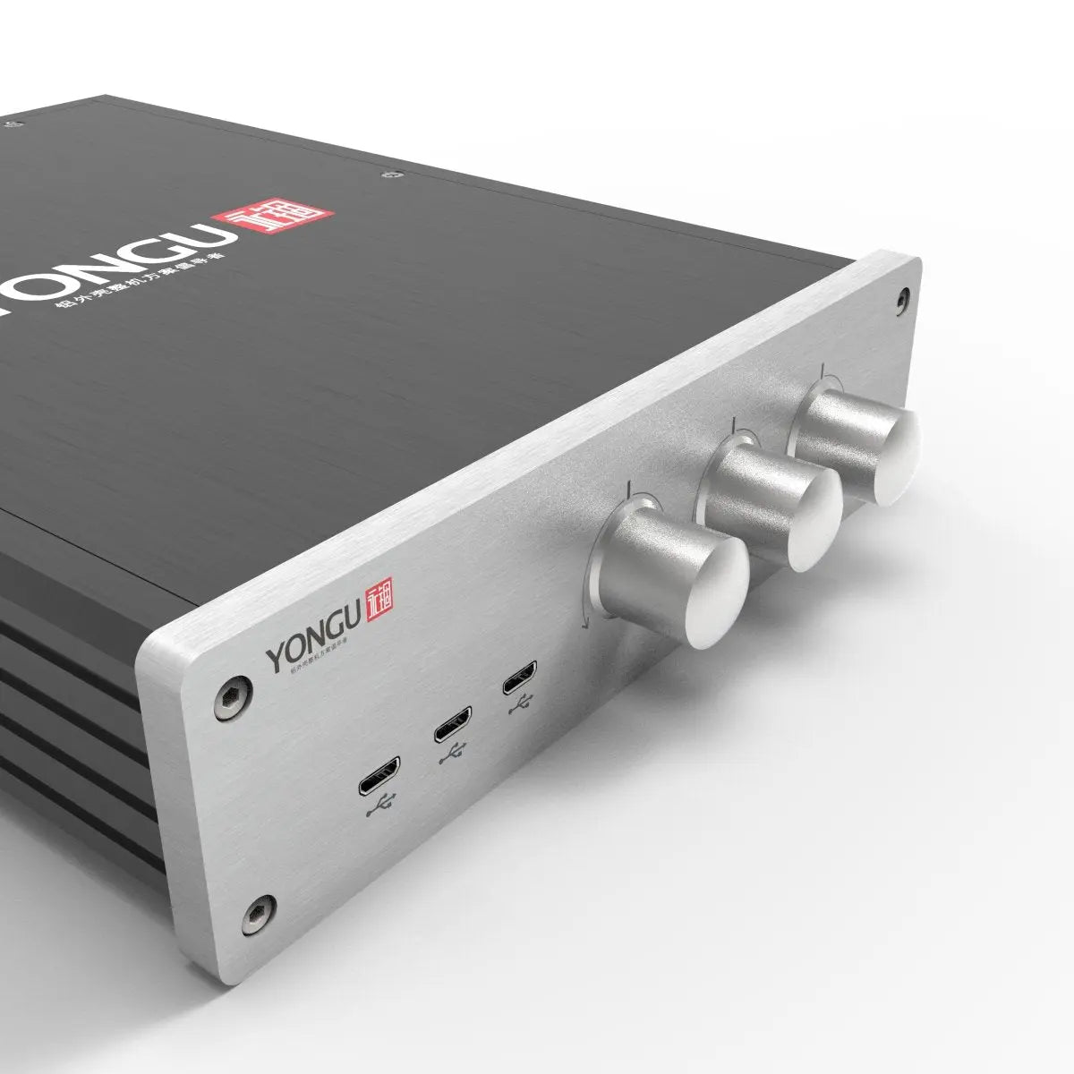 1U Aluminium Amplifier Chassis Yongu Case