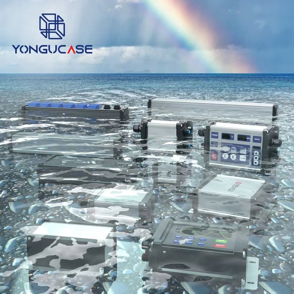 200W150L Aluminum IP68 Waterproof Enclosure - Yongu Case