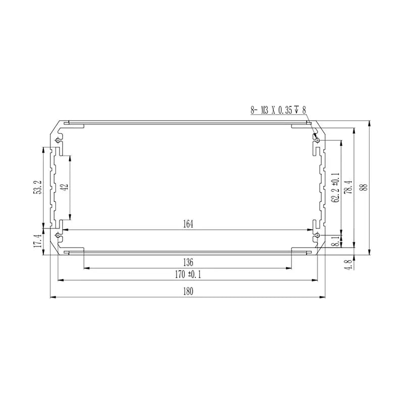2U Audio Amplifier Enclosure Yongu Case