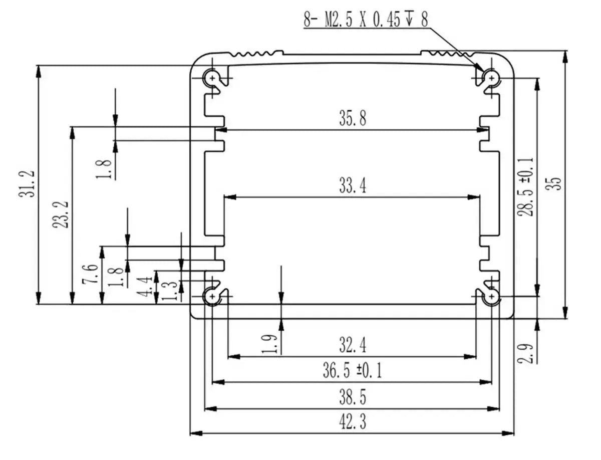 42.3W35H Small Junction Box - Yongu Case