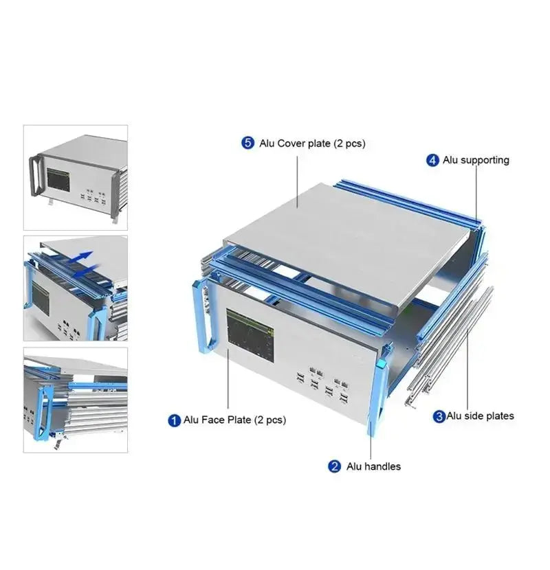 4U Metal Enclosure With Handle - Yongu Case