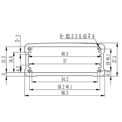 66.2W27.5H Amplifier Switch Box - Yongu Case