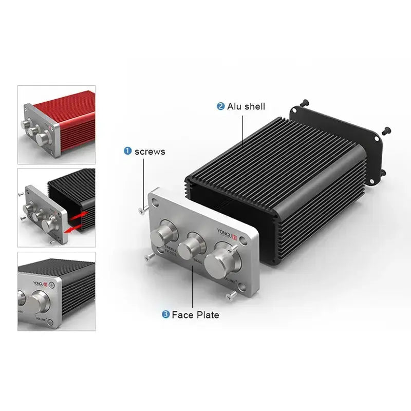 80W1U Amplifier Case Box - Yongu Case