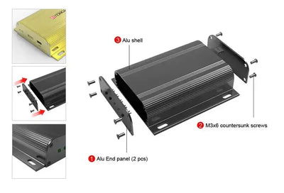 83W24H One Piece Wire Case - Yongu Case