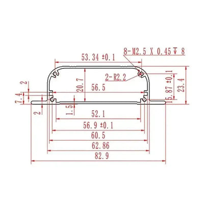 83W24H One Piece Wire Case - Yongu Case
