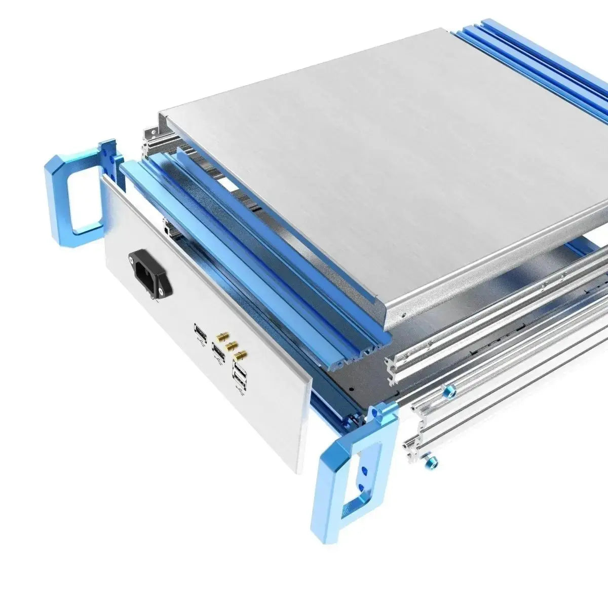 Aluminum 2U Rack Enclosure - Yongu Case