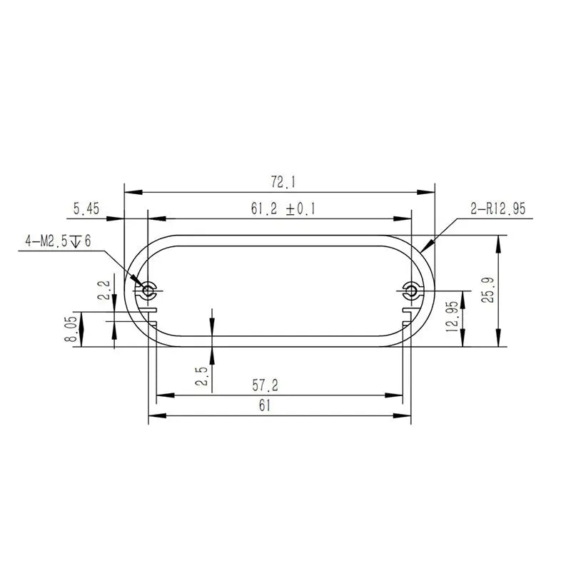 Aluminum Electrical Enclosures 72.1W25.9H Yongu Case
