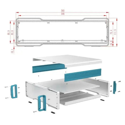 Aluminum Electronics Chassis - F05 - Yongu Case