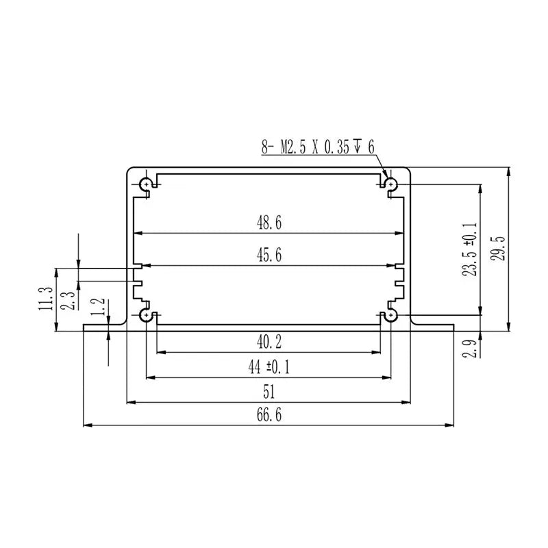Aluminum Enclosure 67W30H Yongu Case