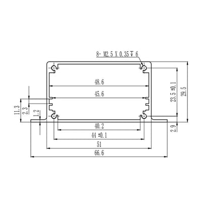 Aluminum Enclosure 67W30H Yongu Case