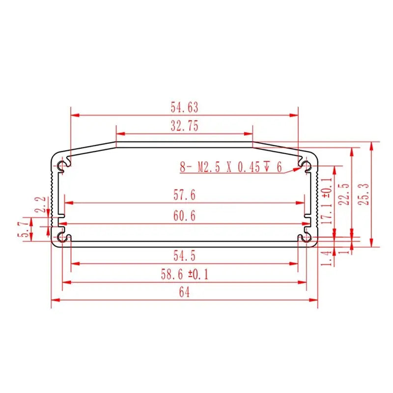 Aluminum Junction Box 64W25.5H Yongu Case