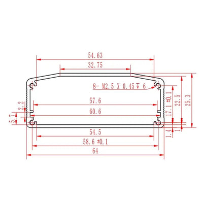 Aluminum Junction Box 64W25.5H Yongu Case