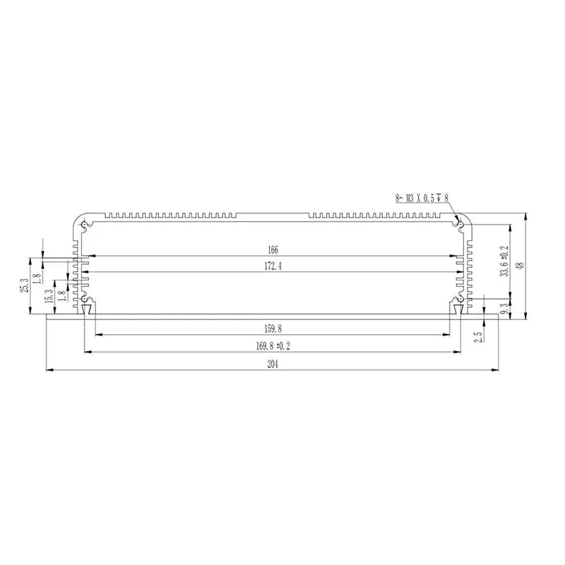 Aluminum Junction Boxes 204W48H Yongu Case