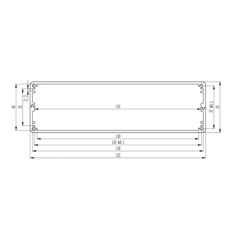 Amplifier Enclosure 152W44H Yongu Case