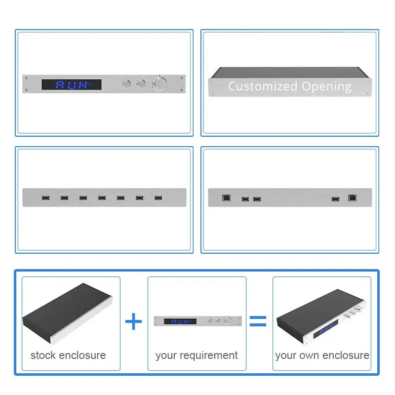 Audio Amplifier Chassis 1U Yongu Case