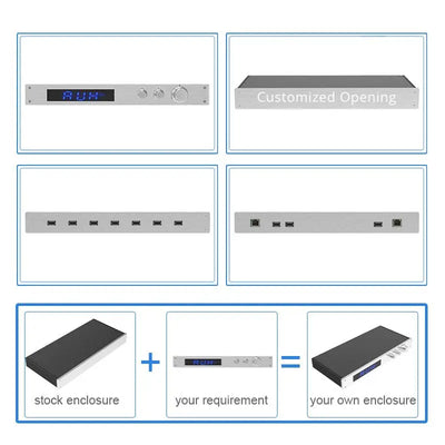 Audio Amplifier Chassis 1U Yongu Case