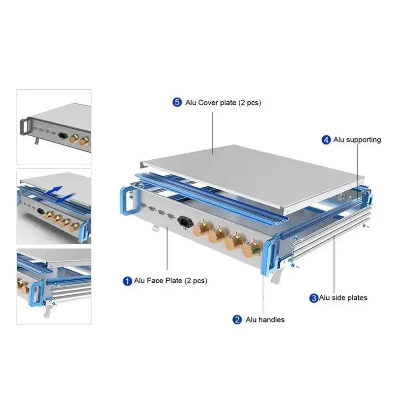 Desktop 2u Rack Frame Desktop Enclosure -2U Rack Mount Chassis- Custom Case – Yongu Case