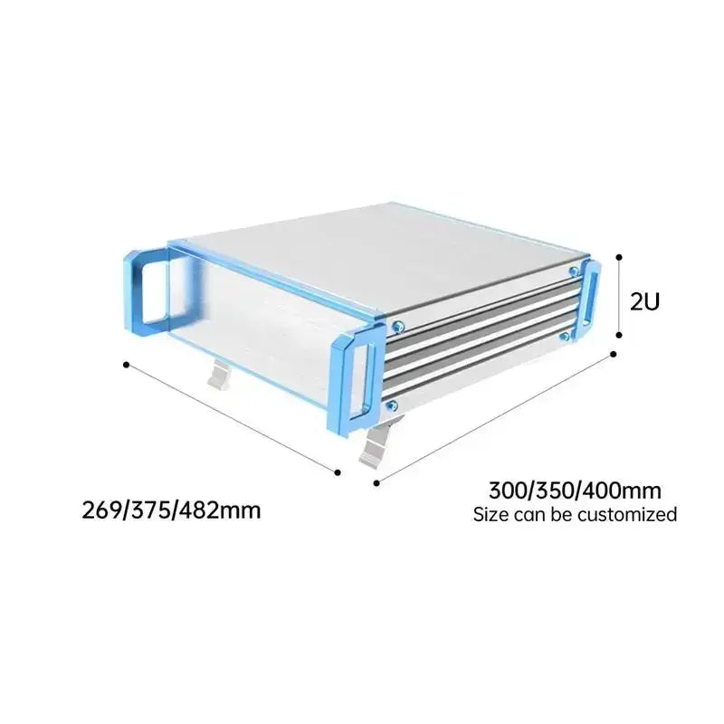Desktop 2u Rack Frame Desktop Enclosure -2U Rack Mount Chassis- Custom Case – Yongu Case