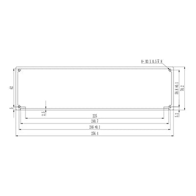 Die Cast Aluminum Box 256W70.2H Yongu Case