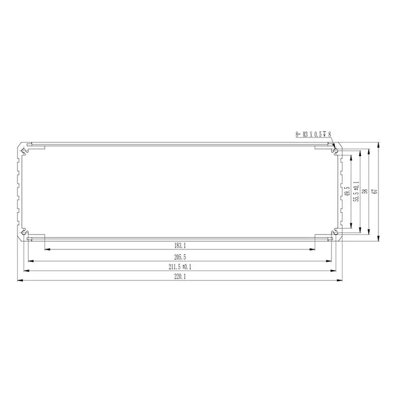 Hi-Fi Enclosure 226W1.5U Yongu Case