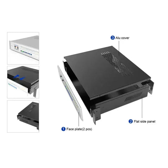 Custom 19-inch rackmount industrial chassis ODM