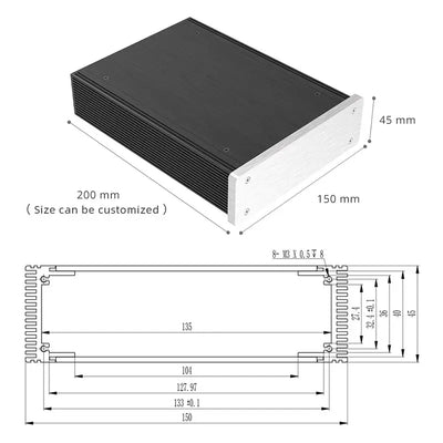 Outdoor Amplifier Enclosure 1U Yongu Case