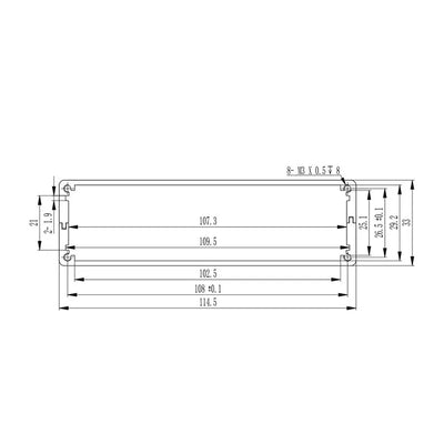 Power Amplifier Enclosure 114W33H Yongu Case
