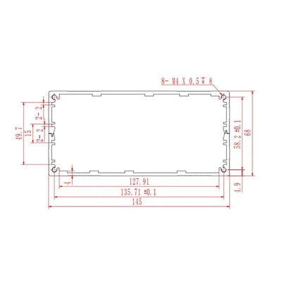 Project Boxes Electronics 145W68H Yongu Case