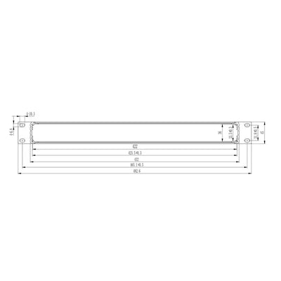Standard 19 Inch 1U Chassis Yongu Case