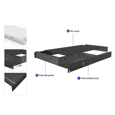 Standard 19 Inch 1U Chassis Yongu Case