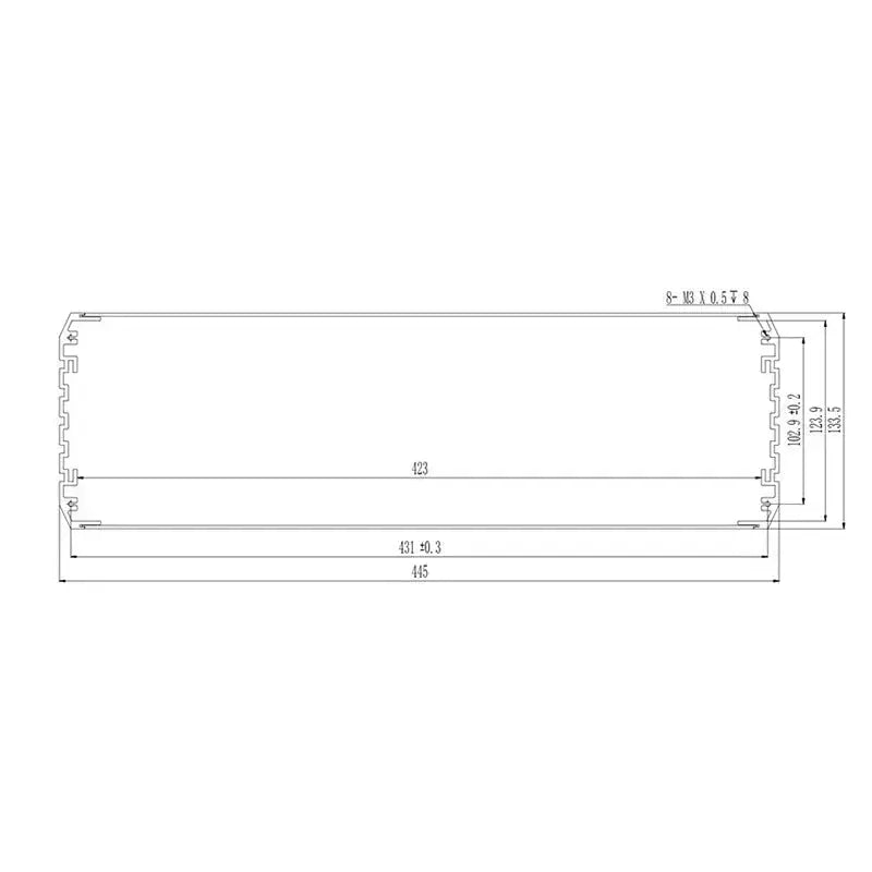 Tester Portable 3U Box -G17 - Yongu Case