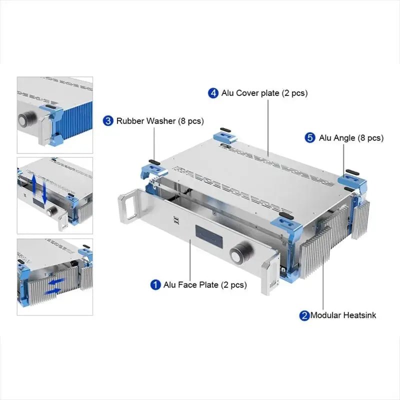 Conector Junction Rack Chassis - Yongu Case